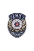 Koruma Polis Arması 3d, 2025 Yeni Model Tip Cırtlı, Standart Ölçü, 1.sınıf Kalite - 1