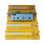 269 PWC PVC KAPILAR İÇİN BANYO VE WC KİLİDİ 35 MM 5 ADET thumbnail 1