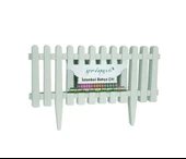 Omnipazar SO-IBC1 Eko İstanbul Bahçe Çiti 4'lü Set 55x34 cm Kirli Beyaz - 1