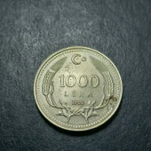 Escoines 3996368bb7325e427c 1993 1000Lira Bakır-çinko-nikel ççt+/ca para thumbnail 3