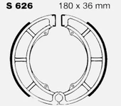 Ebc S626 1997-2003 Suzuki Marauder 800 Uyumlu Arka Fren Balatası Yaylı Kampana Set - 2