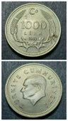 Escoines 3996368bb7325e427c 1993 1000Lira Bakır-çinko-nikel ççt+/ca para thumbnail 1