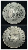 Escoines 3996368bb851f5016d 1998 10bin Lira çt+ Bakır-çinko-nikel para thumbnail 1