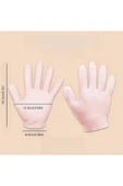 1 Çift Silikon El Nemlendirici Eldiven Çatlak Kuruluk Önleyici Jel Krem Peeling Bakım Eldiveni - 4