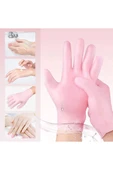 1 Çift Silikon El Nemlendirici Eldiven Çatlak Kuruluk Önleyici Jel Krem Peeling Bakım Eldiveni - 1