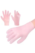 1 Çift Silikon El Nemlendirici Eldiven Çatlak Kuruluk Önleyici Jel Krem Peeling Bakım Eldiveni - 2