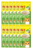 Me-O Creamy Sarı Yüzgeçli Orkinos Balıklı Tamamlayıcı Kedi Ödül Maması 4x15 gr 12 Adet - 1