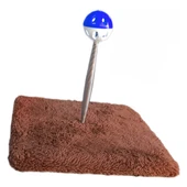 Yaylı Toplu Hacıyatmaz Kedi Aktivite Oyuncağı 16-20 cm Kahverengi - 4