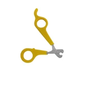 Markapet Paslanmaz Çelik Kedi Köpek Tırnak Makası 12 cm Sarı - 4