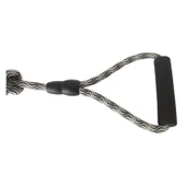 Köpek Göğüs Tasma Seti Dalga Desenli 2.5 cm*50-72 cm Siyah-Beyaz - 6