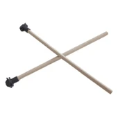 Markapet Doğal Ahşap Kuş Tüneği 1.2 cm-25 cm Standart Siyah (2 Adet) - 1