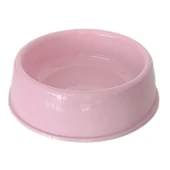 Markapet Kedi Köpek Plastik Mama Ve Su Kabı 20 cm - 200 ml Pembe thumbnail 1