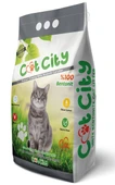 Cat City Doğal Bentonit Topaklanan Kedi Kumu 10 Lt Aktif Karbonlu thumbnail 2