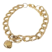 Markapet Kedi Ve Köpek Lüx Zincir Kolye 25-30 cm Medium Gold - 1