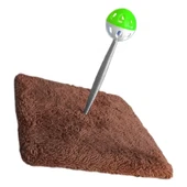 Yaylı Toplu Hacıyatmaz Kedi Aktivite Oyuncağı 16-20 cm Kahverengi - 3