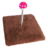 Yaylı Toplu Hacıyatmaz Kedi Aktivite Oyuncağı 16-20 cm Kahverengi - 5