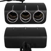 Olesson 1528 12-24V Tek USB Girişli 120W 80Cm Kablolu 3'LÜ Araç Çakmak Çoklayıcı thumbnail 4