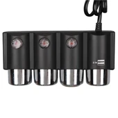 Olesson 1508 12-24V Çift USB Girişli 120W 80Cm Kablolu 3'Lü Araç Çakmak Çoklayıcı thumbnail 3