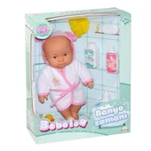 Çocuk 030031 Sunman, Bebelou Banyo Zamanı Bebek Seti, 35 cm / +3 yaş - 1