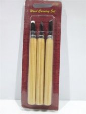 Ahşap Ve Seramik Oyma Takımı 3 Lü - 1