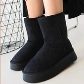 Sophia Siyah Süet Bot - 4