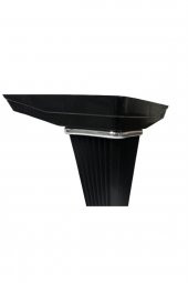 Mobilya Koltuk Ayağı Siyah Baza Çekyat Tv Ünitesi Komidin Oturma Grubu Ayağı Elmas 12 Cm 10 Adet thumbnail 3