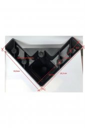 Koltuk Ayağı Oturma Grubu Komidin Tv Ünitesi Çekyat Baza Ayağı Siyah 12cm 1 Adet thumbnail 5