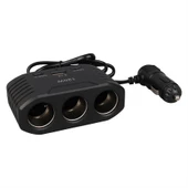 Olesson 2012 12-24V Çift TYPE-C - Tek USB Girişli 120W 80Cm Kablolu 3'LÜ Araç Çakmak Çoklayıcı - 2
