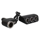 Olesson 1528 12-24V Tek USB Girişli 120W 80Cm Kablolu 3'LÜ Araç Çakmak Çoklayıcı - 2
