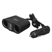 Olesson 1645 12-24V Tek USB Girişli 100W 70Cm Kablolu 2'Li Araç Çakmak Çoklayıcı - 3