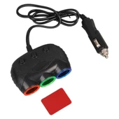 Olesson 1632 12-24V 120W 80Cm Kablolu 3'Lü Araç Çakmak Çoklayıcı - 5