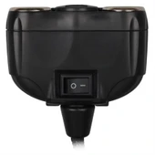 Olesson 1630 12-24V Çift USB Girişli 120W 80Cm Kablolu 2'LI Araç Çakmak Çoklayıcı - 3