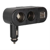 Olesson 1652 12-24V Çift USB Girişli 100W 2'Li Araç Çakmak Çoklayıcı - 2