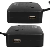 Olesson 1636 12-24V Çift USB Girişli 100W 70 CM Kablolu 3'LÜ Araç Çakmak Çoklayıcı - 3