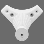 Mobilya Kanepe Koltuk Tv Ünite Konsol Puf Ayağı 17 Cm Beyaz Baza Ayakları thumbnail 4