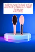 Saç Düzleştirici Tarak Dijital Göstergeli Seramik Kaplama Sıkı Dişli thumbnail 1