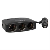 Olesson 1636 12-24V Çift USB Girişli 100W 70 CM Kablolu 3'LÜ Araç Çakmak Çoklayıcı - 2