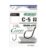 OWNER 53265 C-5 CARP ISEAMA w/EYE Sazan İğnesi No:3 thumbnail 2