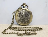 Osmanlı Devlet Arması Köstekli Saat Alk3983 - 1