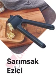 Ar Armese Yuvarlak Şekil Sarımsak Ezici Pres Hazneli Sarımsak Rendesi Kp-129 - 1