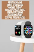 1.83 İnç Akıllı Saat Android ve İOS Uyumlu Çağrı Cevaplayabilen Adımsayar GPS Takibi thumbnail 2