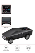 D68 CyberTruck Araba Tasarımlı Led Ekranli Radyolu Bluetooth Hoparlör 15W Güçlü Ses RGB LED /TWS/USB - 5