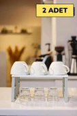 Ar Armese 2 Adet Flowers Dolap Içi Raf Düzenleyici Dolap Düzenleyici Raf, Bardak Rafı, Düzenleme Rafı Org-01 thumbnail 1