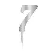 Aynalı Gümüş Pleksi 7 Rakamı - 1