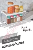 Ar Armese Simple Dolap Içi Organizer Raf Mutfak Masası Tezgah Üstü Düzenleyici - 1
