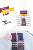 Ar Armese Şeffaf Kravat Askısı 16 Gözlü Kravat Düzenleyici - 1