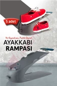 Ar Armese 5 Adet Ayakkabı Rampası Ayakkabı Düzenleyici Organizer Antrasit - 1