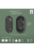 logitech Pebble 2 Combo Çoklu Sessiz Kablosuz Türkçe Q Klavye Mouse Seti - Grafit 920-012245 - 7