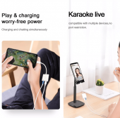 Joyroom S-Y105 2A 18W Lightning to 3.5mm Ses Dönüştürücü (Beyaz) - 7