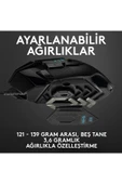 logitech G G502 HERO LIGHTSYNC 25.600 DPI Yüksek Performanslı Kablolu Oyuncu Mouse - Siyah thumbnail 5